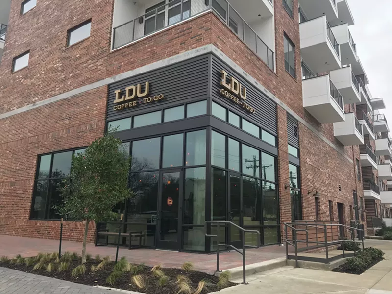 Image: The new LDU Coffee is in a luxury apartment complex on Fitzhugh.