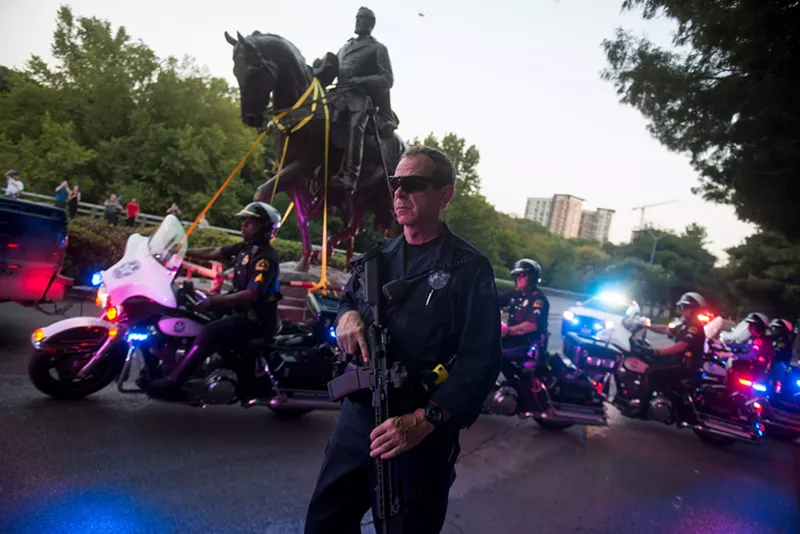 Image: When the Robert E. Lee statue was removed from Lee Park four months ago, we were all expecting the worst.