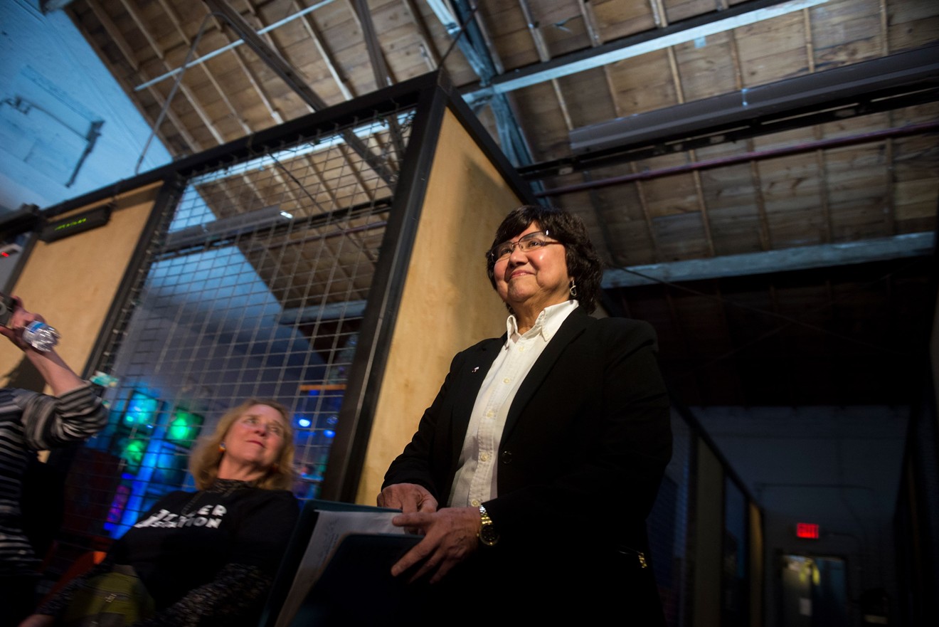 Lupe Valdez kicked off her campaign in Oak Cliff in January.