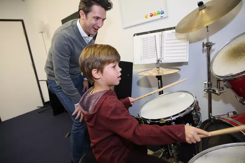Image: Kenneth Everette Pritchard has his own music school called Pritchard School of Music in Garland.