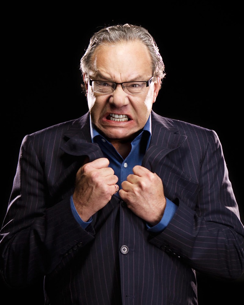 Lewis Black, as always, is not hateful but more about loving to stick it to the man.