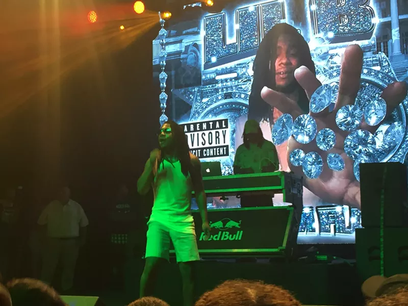 Image: Lil B performed Saturday night at Canton Hall.