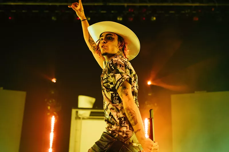 Image: Lil Pump always knows his audience, hence the cowboy hat.