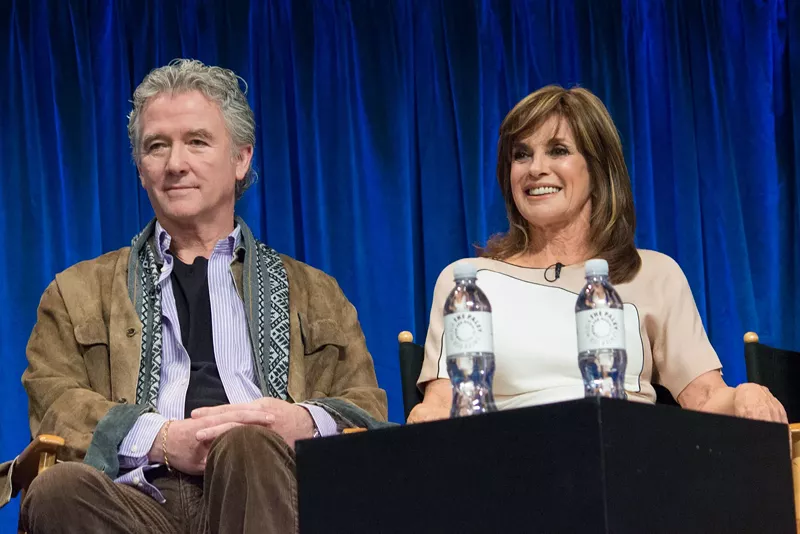 Image: Linda Gray and Patrick Duffy, co-stars on Dallas, will talk about the long lasting impact of the Ewing family's saga at the Winspear Opera House Thursday, March 23.