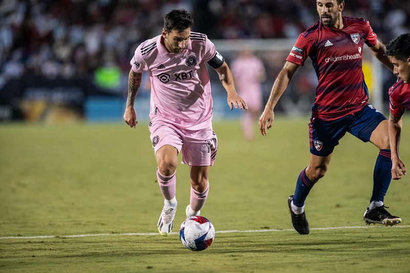 Lionel Messi played against a lucky FC Dallas on Sunday.