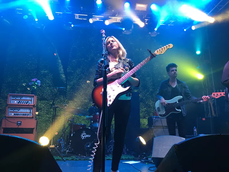 Image: Friday night was a woman's night with Liz Phair.
