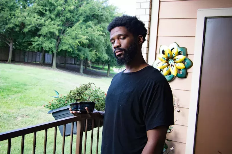 Image: Joshua Njobe took on the name Dandii Sun after relocating from Pasadena, California, to Texas and deciding to pursue a rap career.