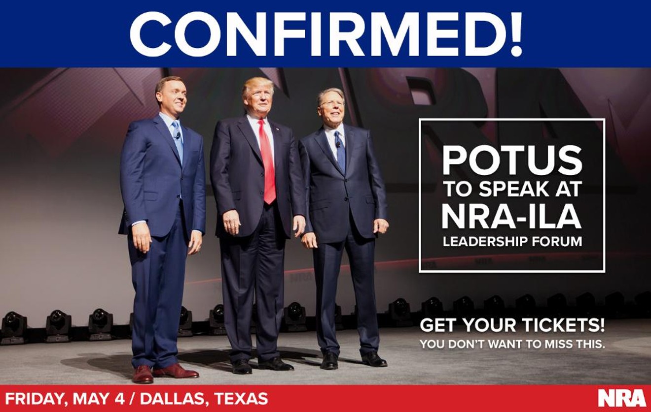President Donald Trump will attend the NRA's annual convention again.