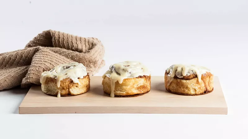 Image: Kessler Baking Studio is cooking up old-fashioned cinnamon rolls on Saturday.