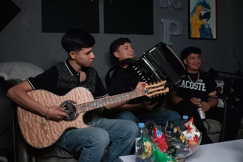 Image: Los Menores (from left): Victor Leyva, Esteban Mendez and Andy Barraza.