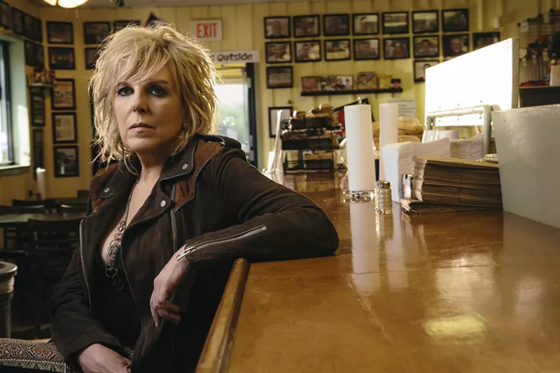 Image: Lucinda Williams performs in Fort Worth tonight.