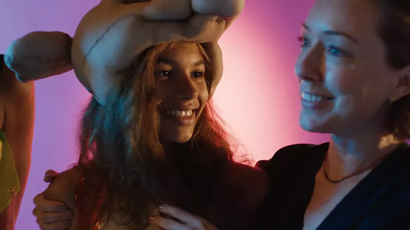 Image: Helena Howard (left) plays troubled teenage star Madeline and Molly Parker is experimental theater director Evangeline, whose improvisational role-play exercises come too close for comfort in Josephine Decker’s Madeline’s Madeline.