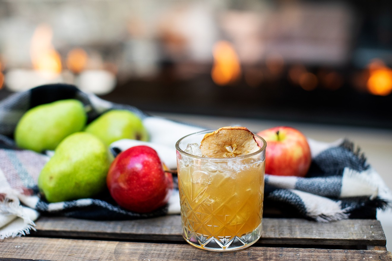This apple-pear whiskey sour will be your comforting cocktail of the season.