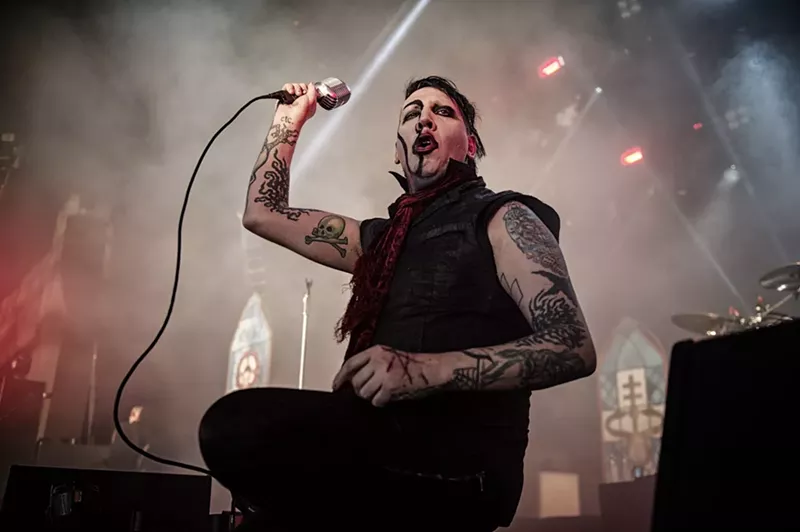 Image: Marilyn Manson is being sued for sexual misconduct again, this time by a woman who says she was assaulted as a minor by Manson in Dallas.