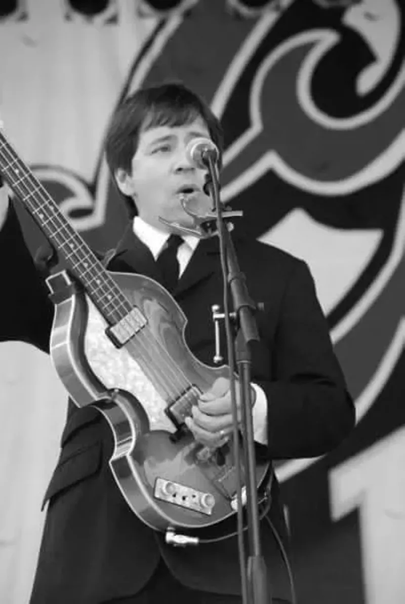 Image: Mark Ehmann joined the tribute band Hard Night's Day nine months after it formed in '95.