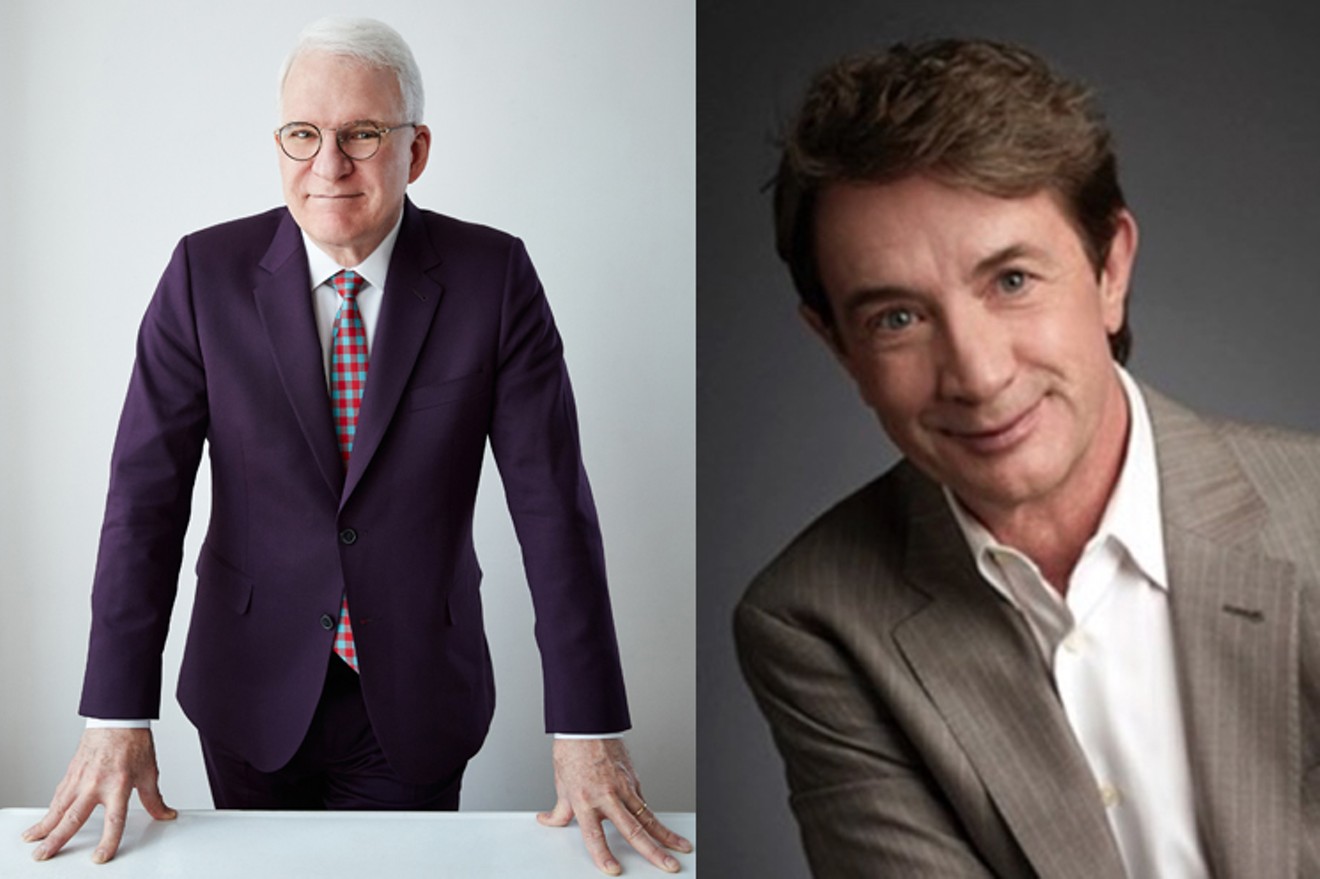 Steve Martin (left) and Martin Short (right) estimate they've shared 18,000 meals since they met on the set of 1986 cult comedy The Three Amigos.