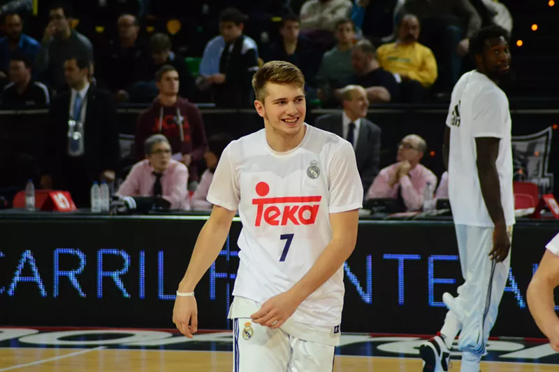 Image: The newest Dallas Maverick, Luke Doncic.