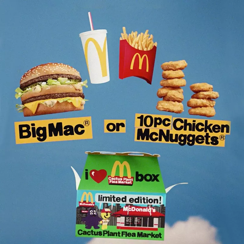 Image: The new Adult Happy Meal is on sale now.