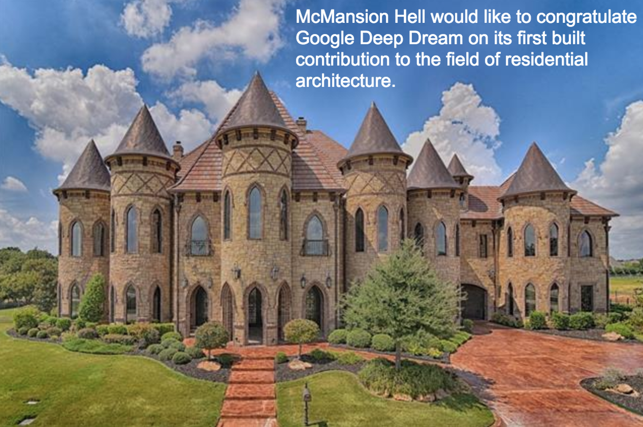 Kate Wagner of McMansionHell.com calls this house Clone Wars.
