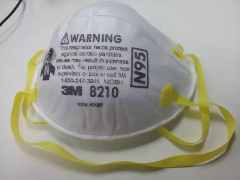 Image: An N95 respirator. In high demand right now.