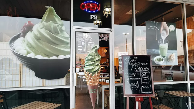 Image: From soft serve and smoothies to lattes and shaved ice, you'll find all things matcha at the new Meccha Matcha in Plano.