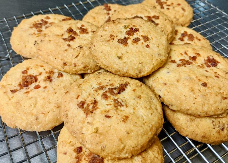 State Fair 2019, third-place cookie champ: bacon-jalapeño-cornbread cookies