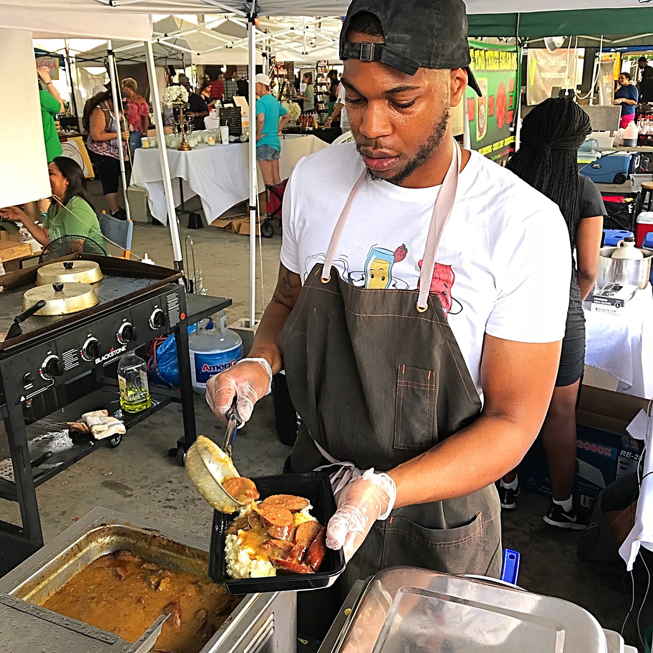 Jessie Washington, owner of the Brunchaholics food stand at Dallas Farmers Market, wants to shake up the Dallas brunch scene.
