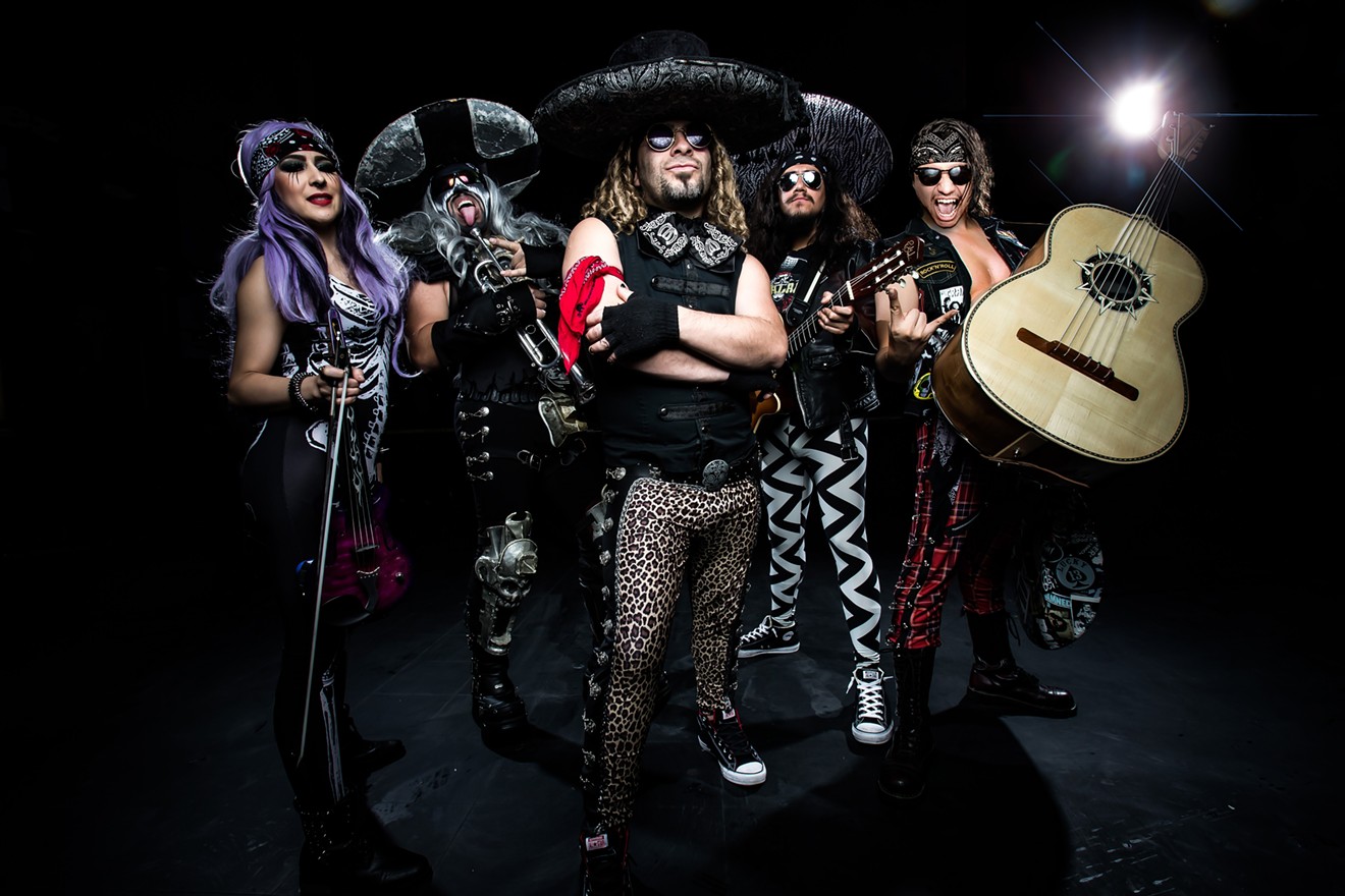 Metalachi performs at Trees and Lola's Saloon.