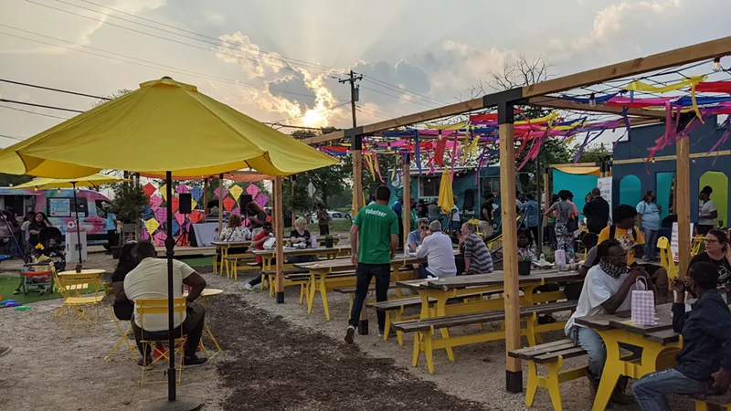 Image: The MLK Food Park hosts primarily Black-owned small businesses and will be open now through May 2.