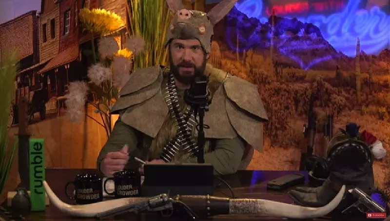 Image: Louder with Crowder host Steven Crowder is once again being haunted by his past.