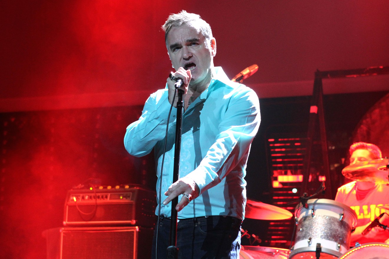 Morrissey performing at Radio City Music Hall in New York City in 2012.