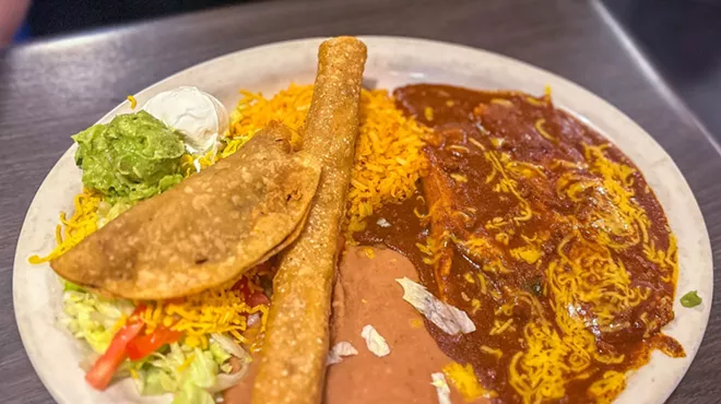 Blanca's plate at Casa Navarro