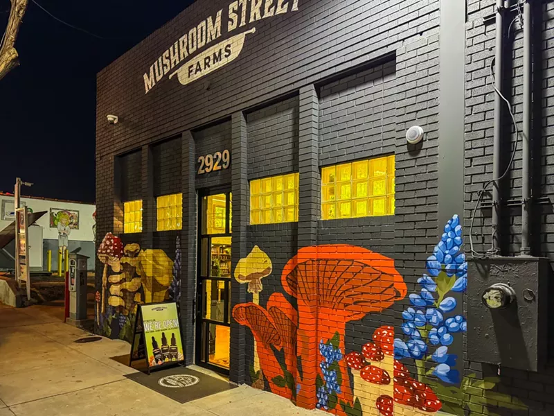 Image: Mushroom Street Farms' new Deep Ellum storefront is a unique gem in a neighborhood full of them.