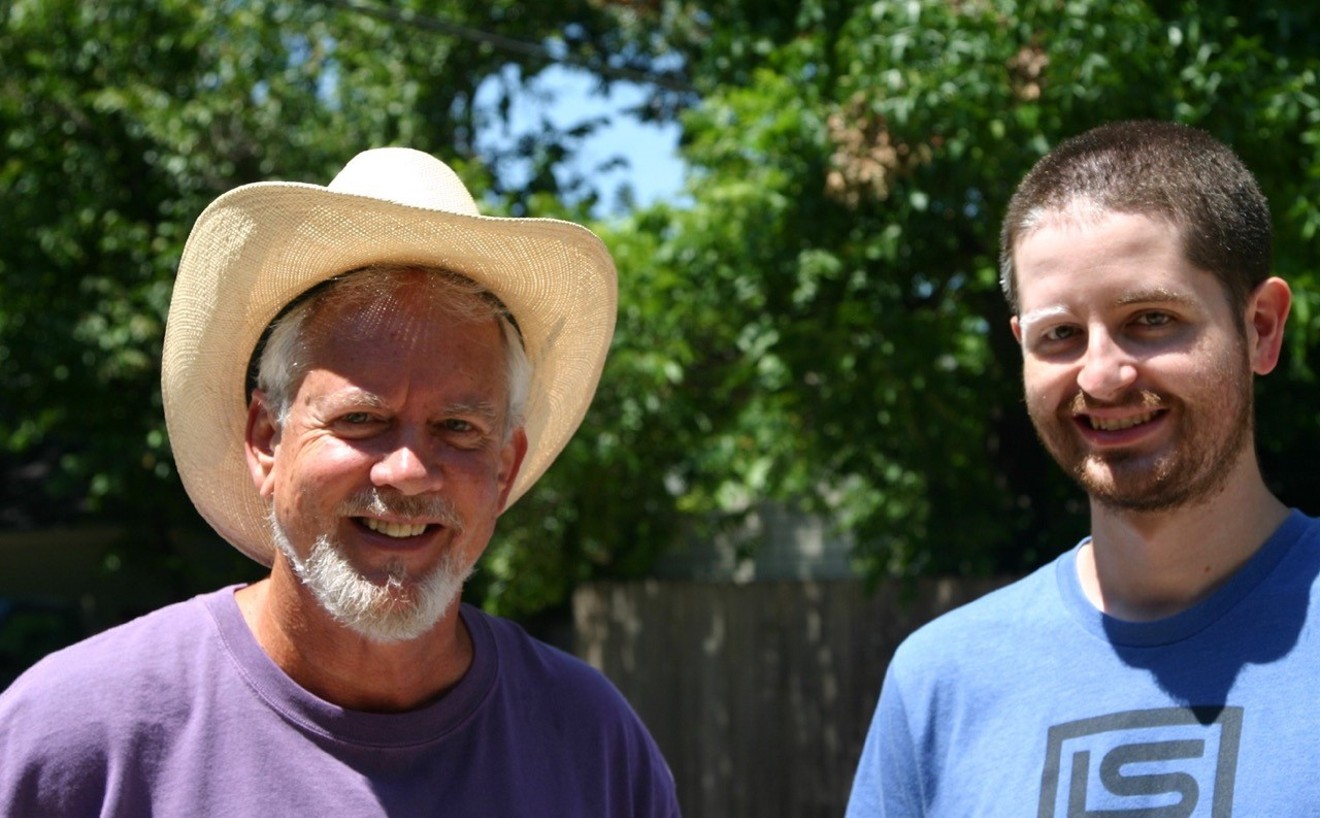 Jeff Prince (left), who helped create more than 100 episodes of the local music show Toast and Jam, and Wyatt Newquist.