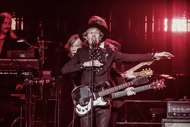 Image: Beck is coming to town.