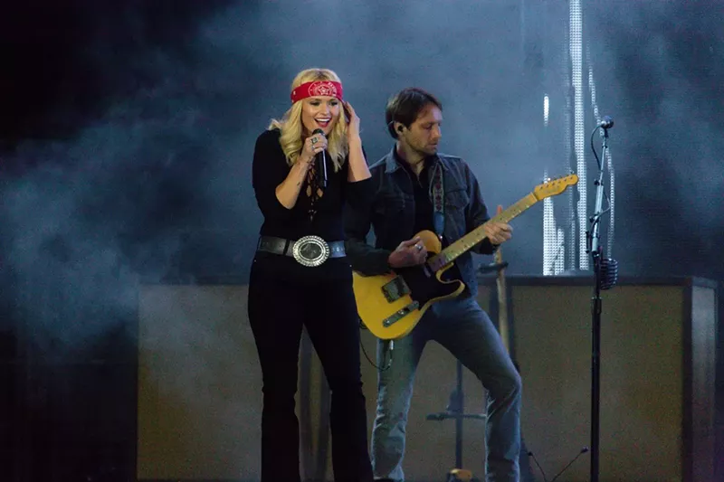 Image: Miranda Lambert will be back in Dallas in February, though we can't promise she'll be wearing the Axl bandanna.