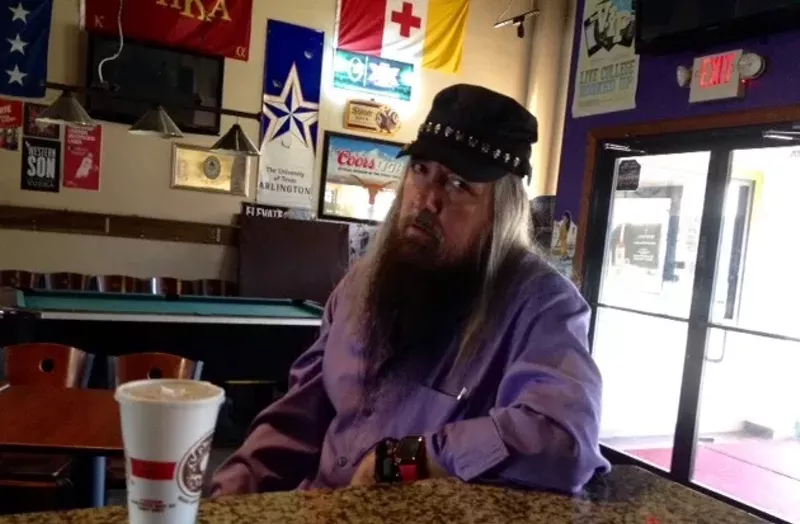 Image: Godfather of metal Jerry Warden ran for mayor in Arlington. His opponent Jim Ross said a sex offender felony disqualified him, and Warden is now off the ballot.