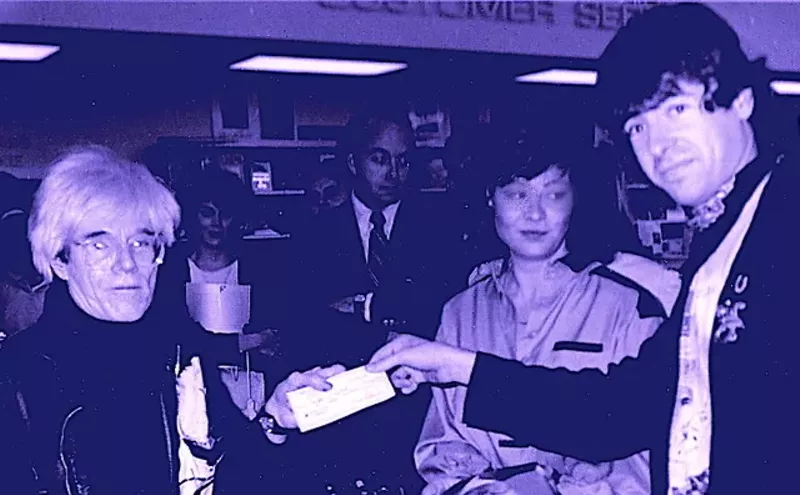 Image: Namedropper: I Gave Andy Warhol a Hot Check in 1985