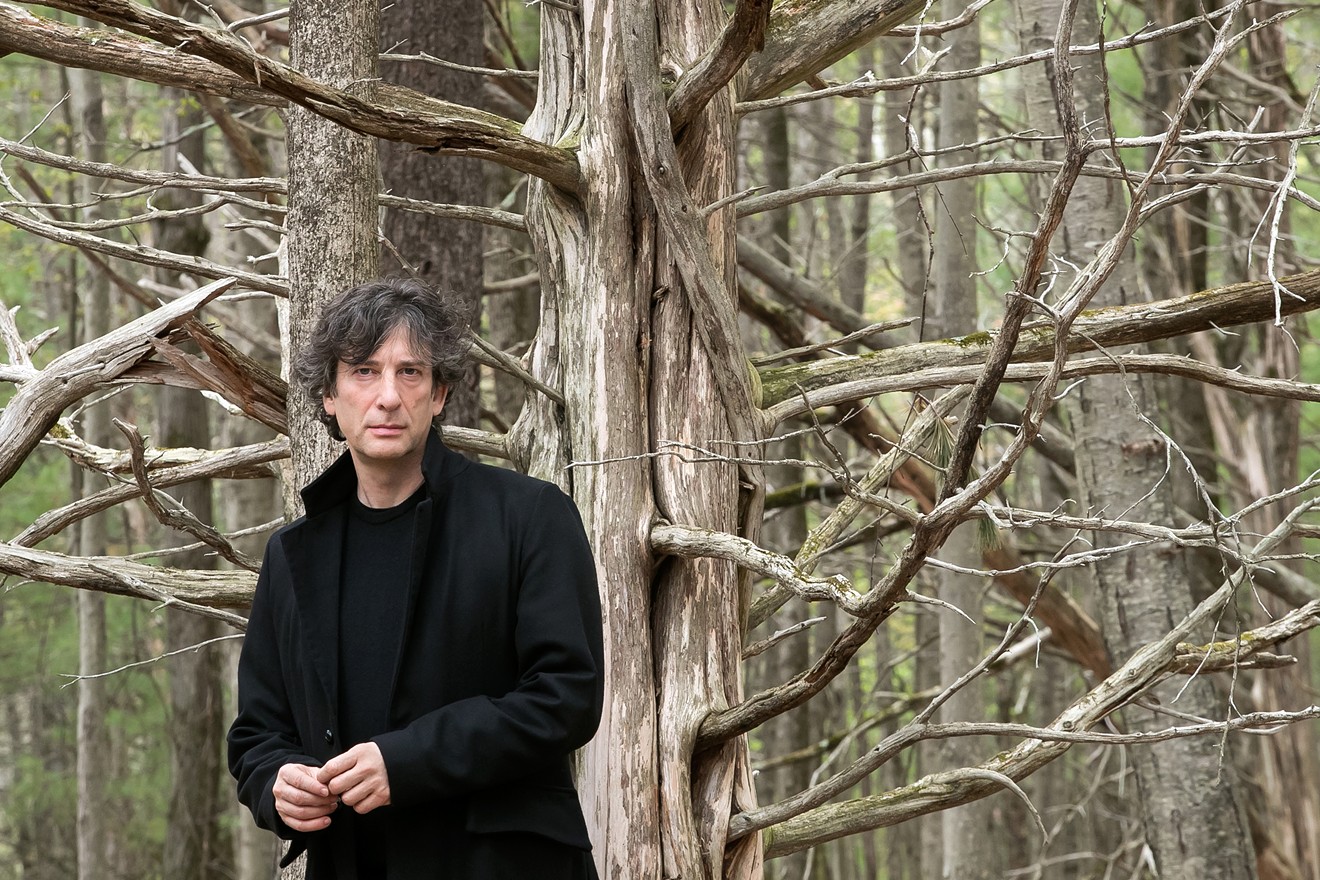 Coraline author Neil Gaiman spoke to a sold-out crowd at Winspear Opera House on Friday.