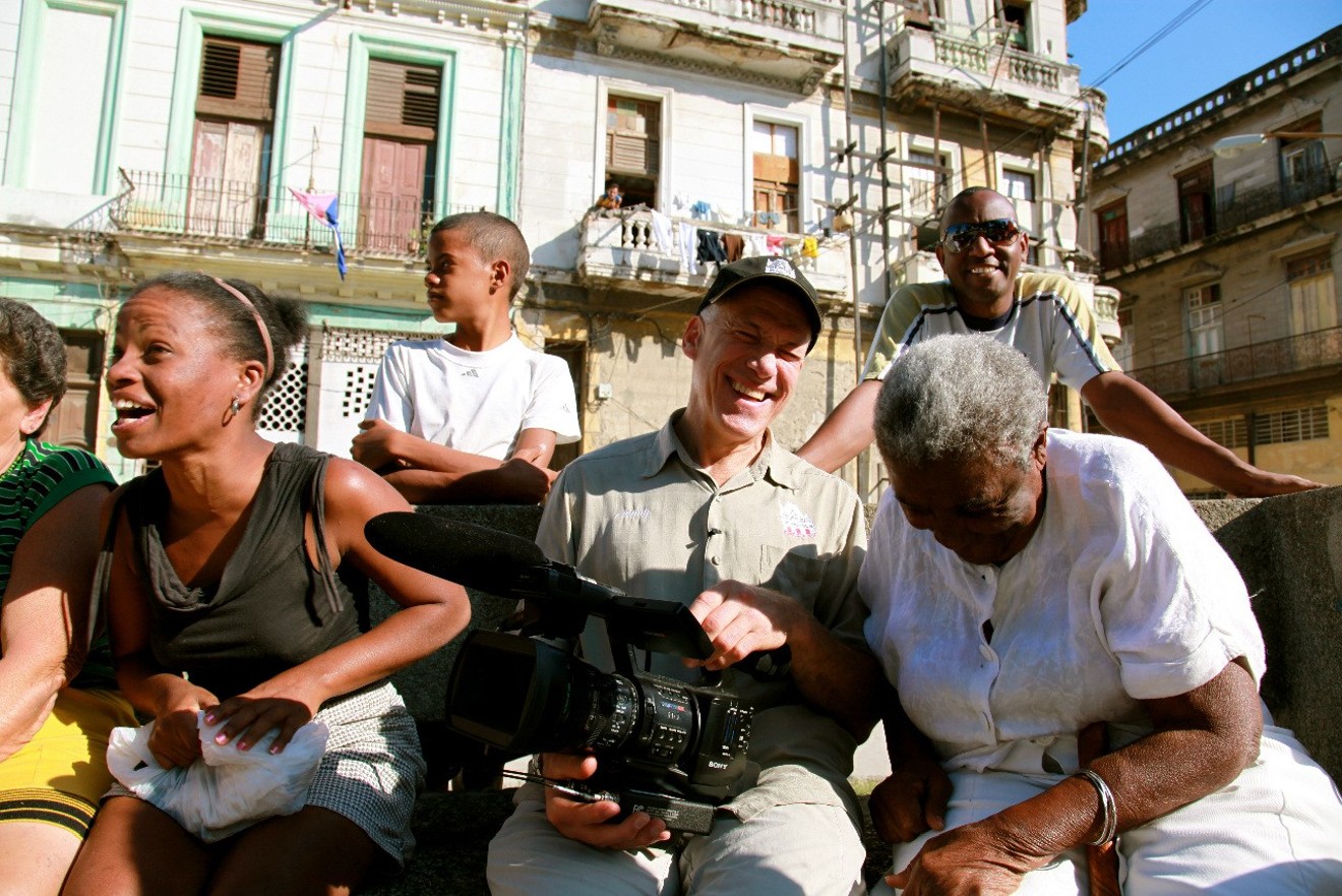 In Cuba and the Cameraman, journalist and documentarian Jon Alpert (center) checks in again and again with three families over 45 years of visits to the island nation.