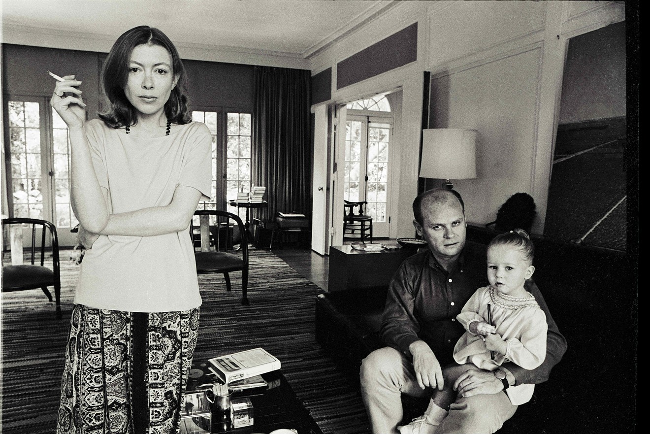 In the new Netflix documentary Joan Didion: The Center Will Not Hold, actor/director Griffin Dunne adds historical context to the life of the trailblazing writer (left), who experienced loss with the tragic deaths of her daughter Quintana Roo Dunne (right) and husband John Gregory Dunne.