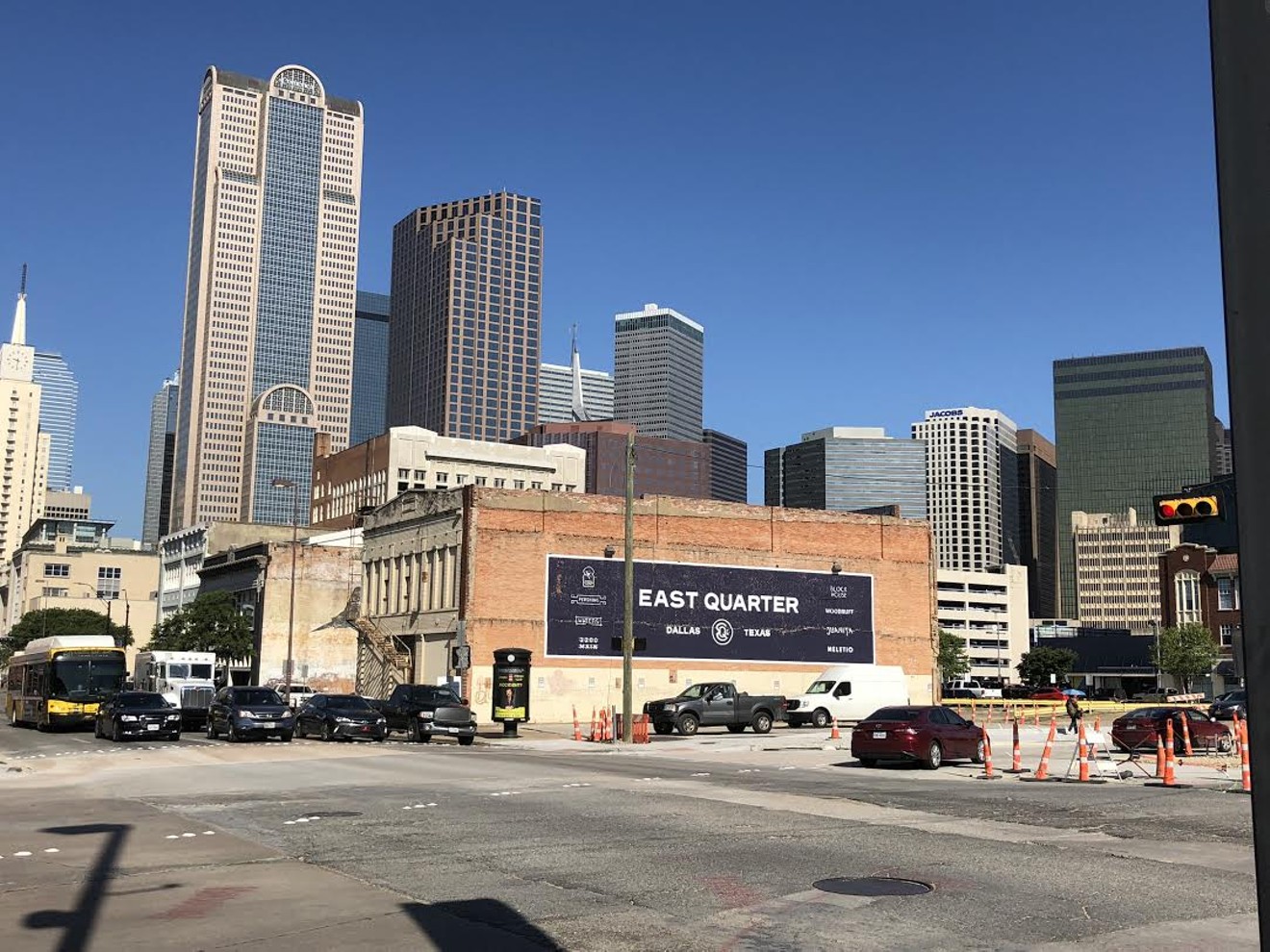 East Quarter, Dallas' newest district, is under construction. The project, led by Todd Interests, will refurbish 18 historic buildings in the area between downtown and Deep Ellum.