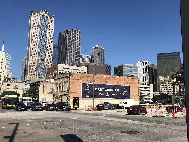 Image: East Quarter, Dallas' newest district, is under construction. The project, led by Todd Interests, will refurbish 18 historic buildings in the area between downtown and Deep Ellum.