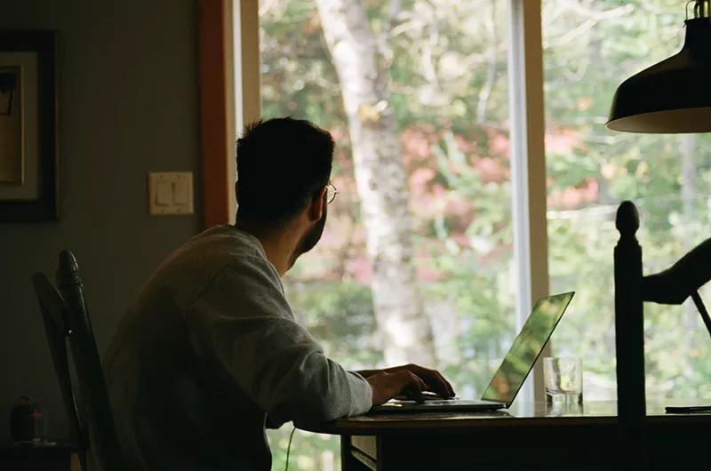 Image: Many Texans have gotten used to a home office.