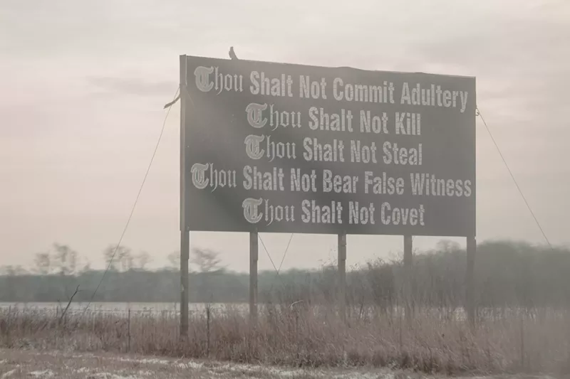 Image: The Ten Commandments shouldn't be required reading in class, some activists say.