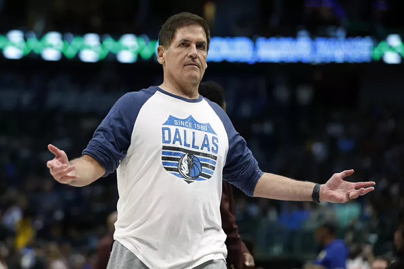 Image: The NBA Board of Governors approved Mark Cuban's sale of the Dallas Mavericks to two families who head the Las Vegas Sands Corporation.