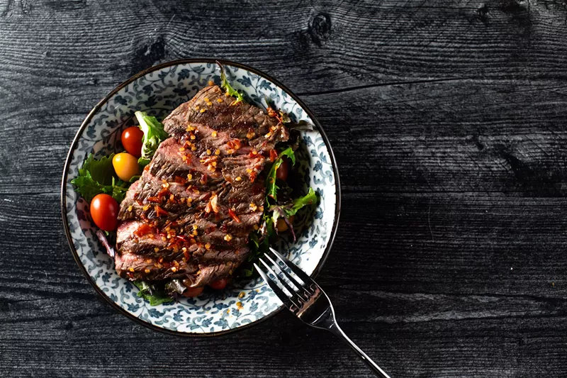 Image: Grilled beef slad from the soon-to-open Ngon