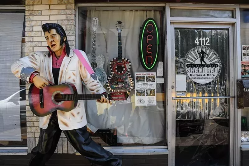 Image: Walking into Shake Rag Music Store is like walking into a music nerd's estate sale.