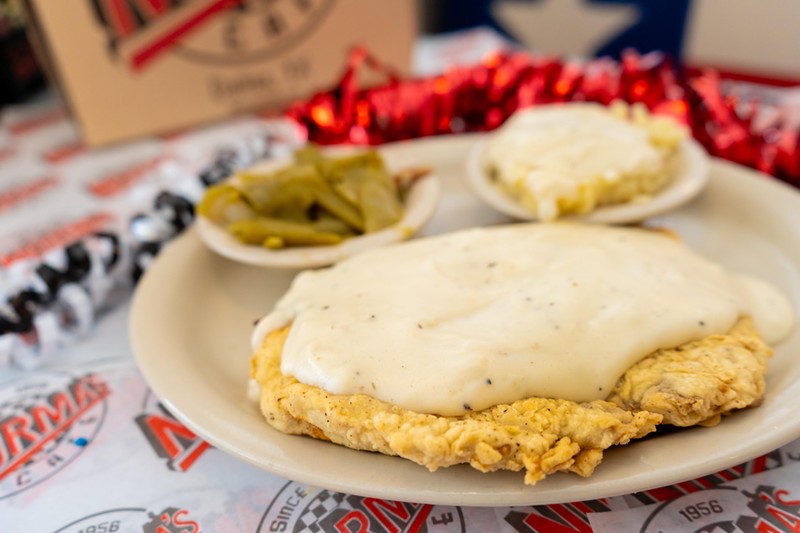 Get a chicken fried steak dinner for just $1.85 this Wednesday at Norma's