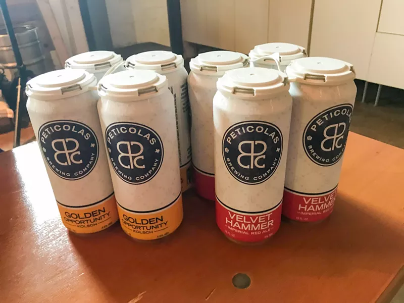 Image: Peticolas is now selling some of its beers in cans.